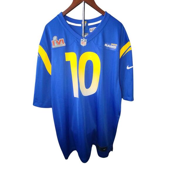 Los Angeles Rams Cooper Kupp #10 Super Bowl LVI Jersey - Size 3XL - Picture 2 of 7